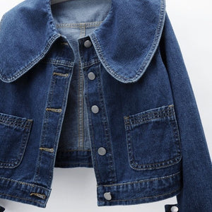 Cassidy Big Collar Denim Jacket