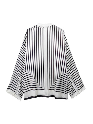 Alba Shirt: Elegant Geometric Stripes