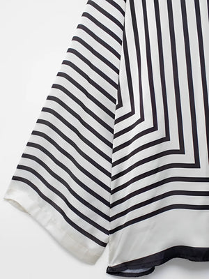 Alba Shirt: Elegant Geometric Stripes