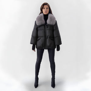 Clara's Chic Faux Fur Jacket