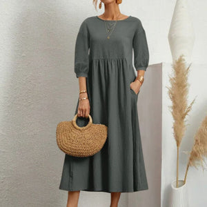 Cotton and Linen Luna Dress