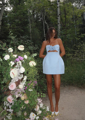 Valencia Dress - Baby Blue