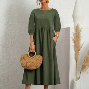 Cotton and Linen Luna Dress