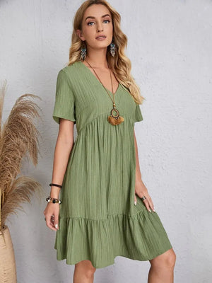 Alina V-neck dress