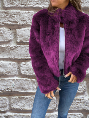 Esra™ - Luxury Faux Fur Coat