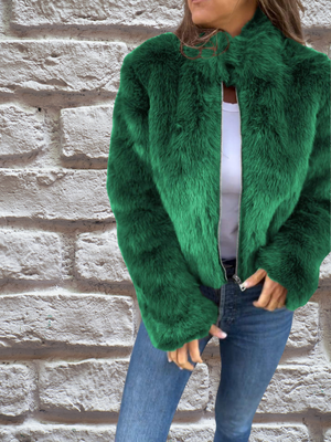 Esra™ - Luxury Faux Fur Coat