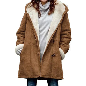 Alma™ | Cashmere Lookalike Hooded Coat