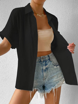 Hazel Loose Casual Shirt for Summer