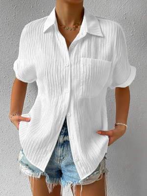 Hazel Loose Casual Shirt for Summer