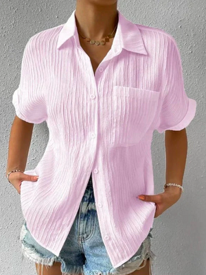 Hazel Loose Casual Shirt for Summer