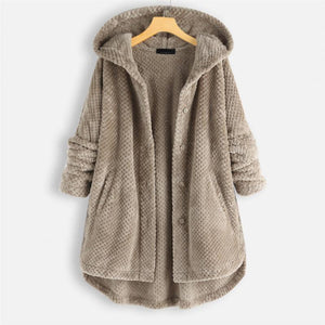 Alana™ | Chic Ribbed Coat with Elegant Hood