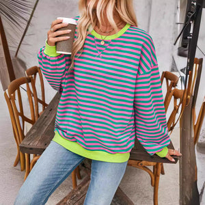 Kelly™ | Casual Loose Fit Striped Sweater