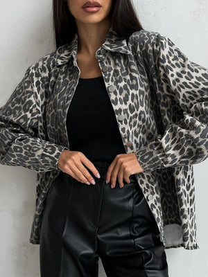 Alejandra Leopard Animal Print Jacket