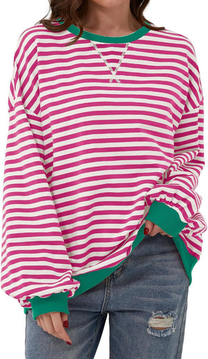 Kelly™ | Casual Loose Fit Striped Sweater