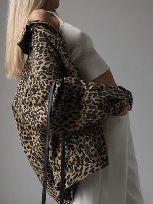 Alejandra Leopard Animal Print Jacket