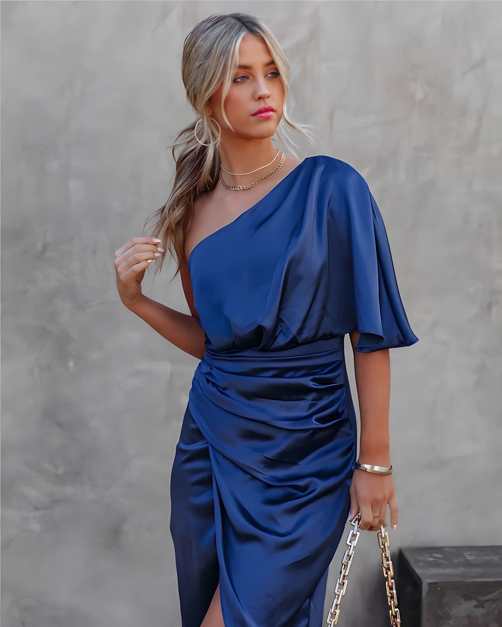 ALICIA | ELEGANT SILK PARTY DRESS