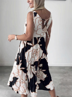 Lily Abstract Floral Dress