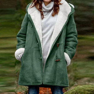 Alma™ | Cashmere Lookalike Hooded Coat