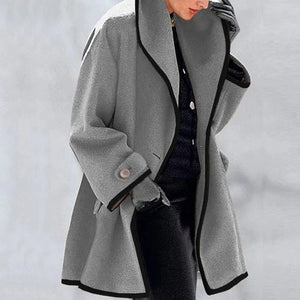 Helen⏐Classic Coat with Trim