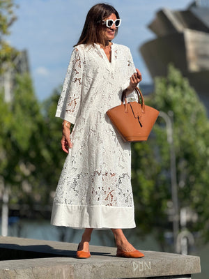 Catalina White Lace Dress