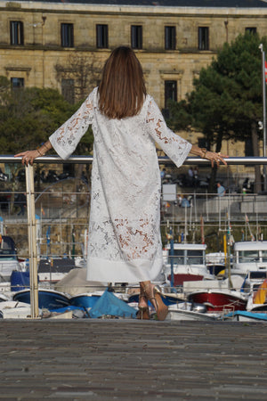 Catalina White Lace Dress