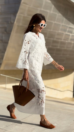 Catalina White Lace Dress