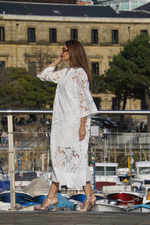 Catalina White Lace Dress