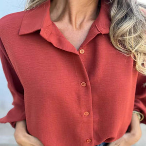 Lorena™ | Elegant Blouse for Ladies with Button Closure