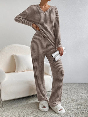 Sofia Set - Soft Ribbed Knit Set