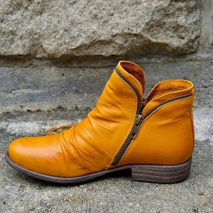 Simone - Elegant leather ankle boots for ladies