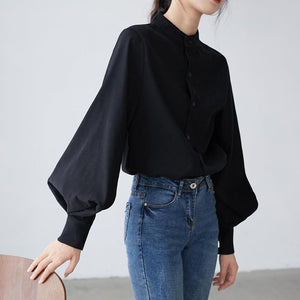 Aria Long Sleeve Puffed Shirt