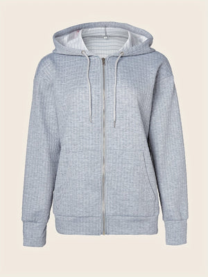 Kristen Cozy Zipper Sweatshirt with Pockets