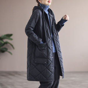 Effortless Long Quilted Coat