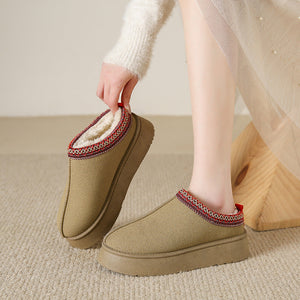 Botas bohemias con plataforma difusa