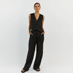 Candice Vest and Tailoring Pants Set