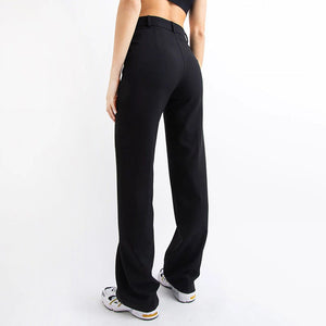 Slim Straight Tailoring Flexible Pants