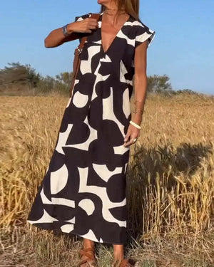 Babet V-neck Wrap dress