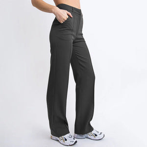 Slim Straight Tailoring Flexible Pants