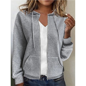 Kristen Cozy Zipper Sweatshirt with Pockets