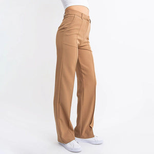 Slim Straight Tailoring Flexible Pants