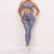 Camouflaged Top and Legging Pants Set