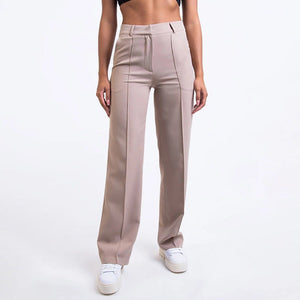 Slim Straight Tailoring Flexible Pants