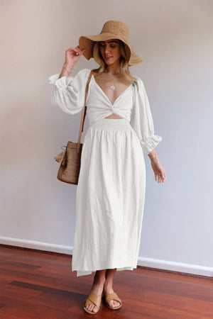 Two Sided Loose Long Dress