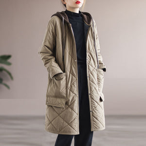 Effortless Long Quilted Coat