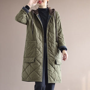 Effortless Long Quilted Coat