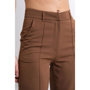 Slim Straight Tailoring Flexible Pants