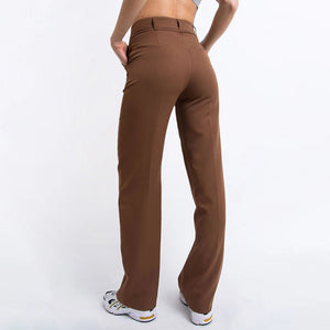 Slim Straight Tailoring Flexible Pants