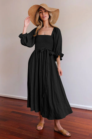 Two Sided Loose Long Dress