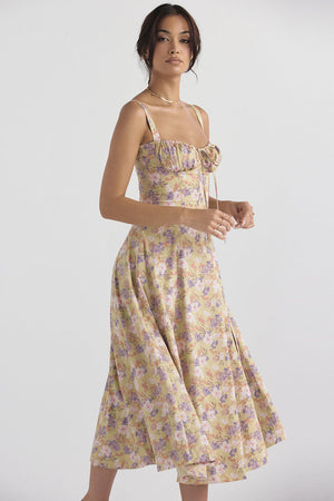 Vintage Spring Waisted Dress