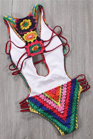 Brazilian Cut Out Rope Swimsuit